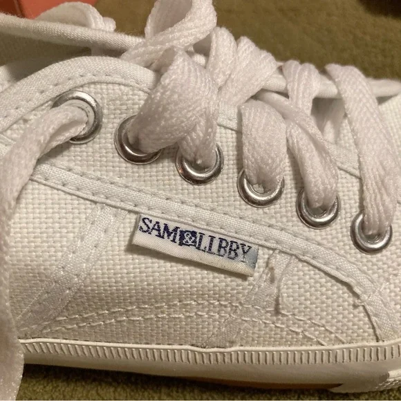 NIB Vintage Sam & Libby Jackie Canvas Shoes Sneakers Size 7.5 - Picture 5 of 13